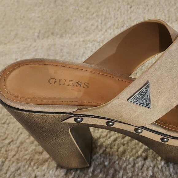 High Heels Slip-on Slides Sandals Summer Party Dress Platform - Picture 3 of 6